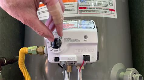 how to turn on pilot light gas water heater